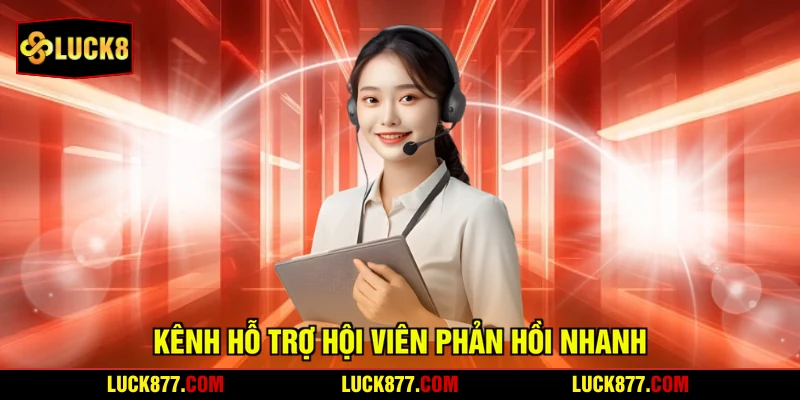 Kênh hỗ trợ hội viên phản hồi nhanh